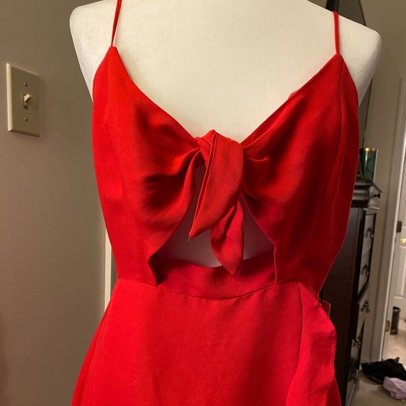 Bright red mini/ sundress. - Picture 2 of 5